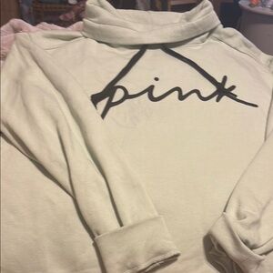 PINK Victoria's Secret Light Green sweatshirt, size Lg